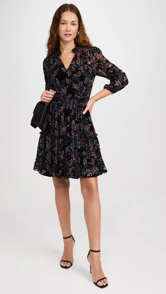 Shoshanna Arlene Velvet Dress 4