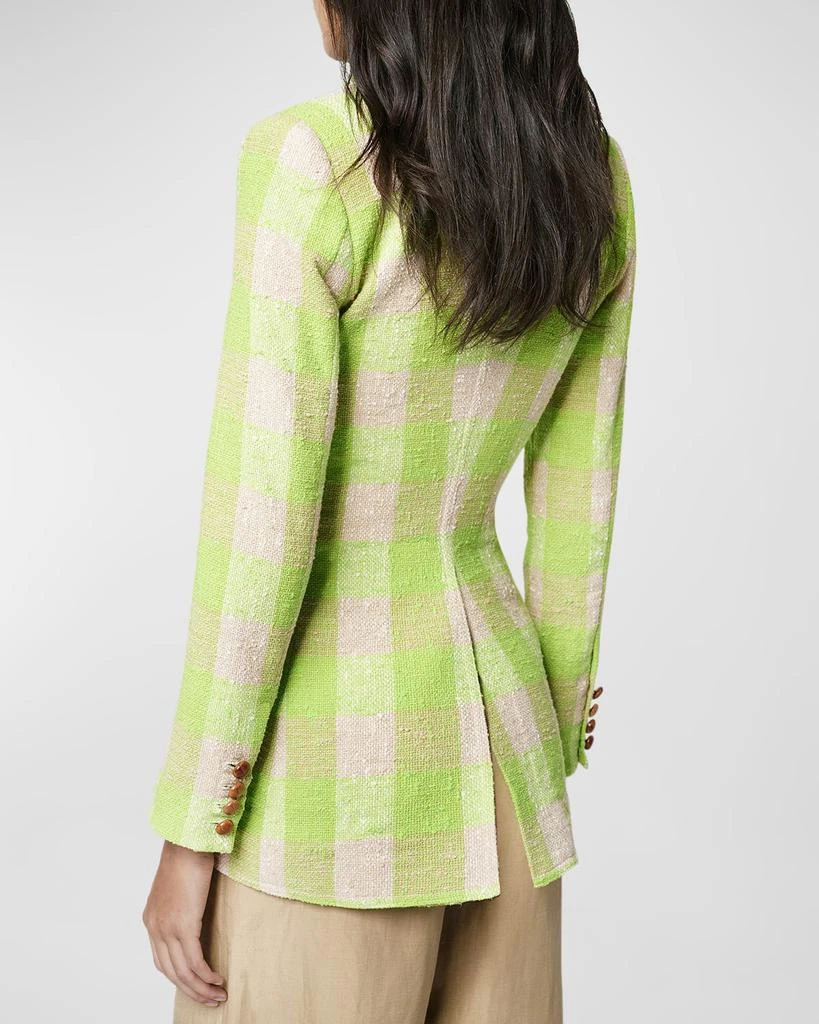 Smythe Birkin Check Cutaway Blazer 2