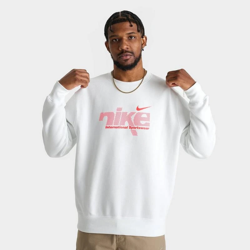 NIKE Men's Nike Sportswear Club International Crewneck Sweatshirt 1