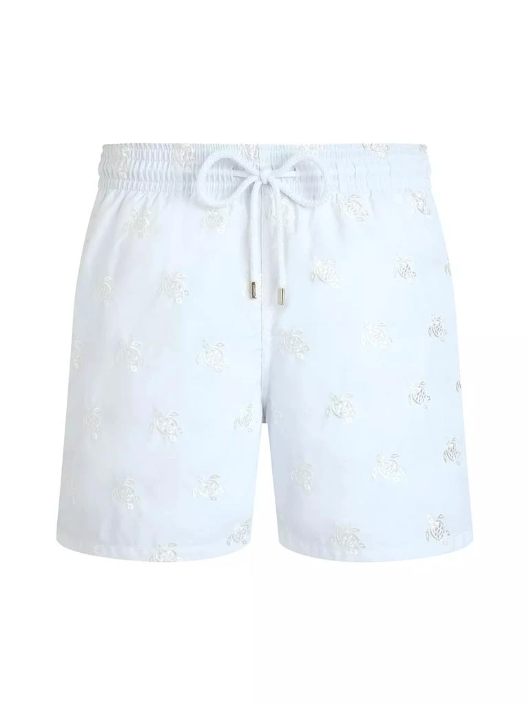 VILEBREQUIN Men Long Swim Shorts Ronde des Tortues Multicolored