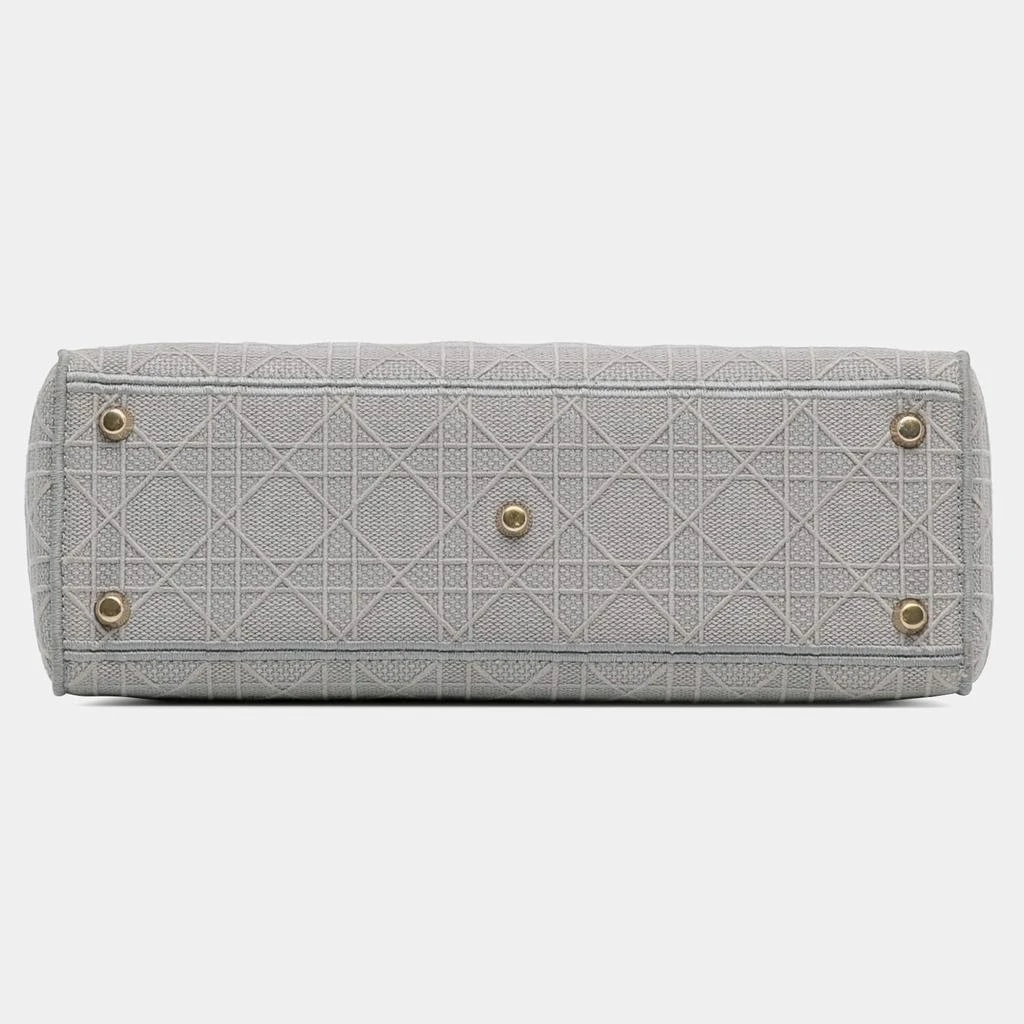 Dior Dior Grey Large Canvas Cannage Lady D Lite 4