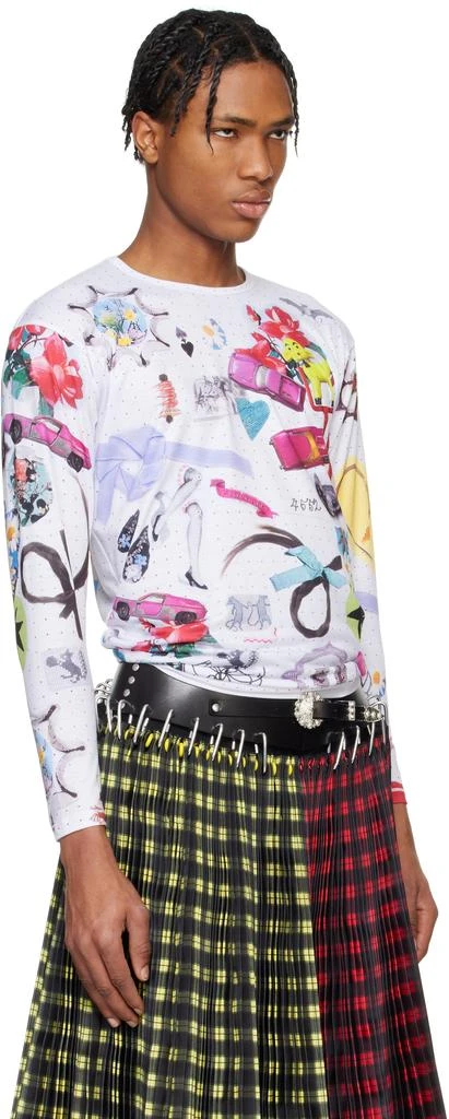 CHOPOVA LOWENA White 
What
s In My Bag
 Fitted Jersey T-shirt 2
