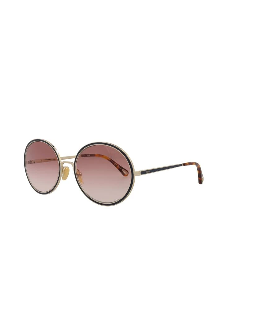 Chloé Round-Frame Metal Sunglasses 2