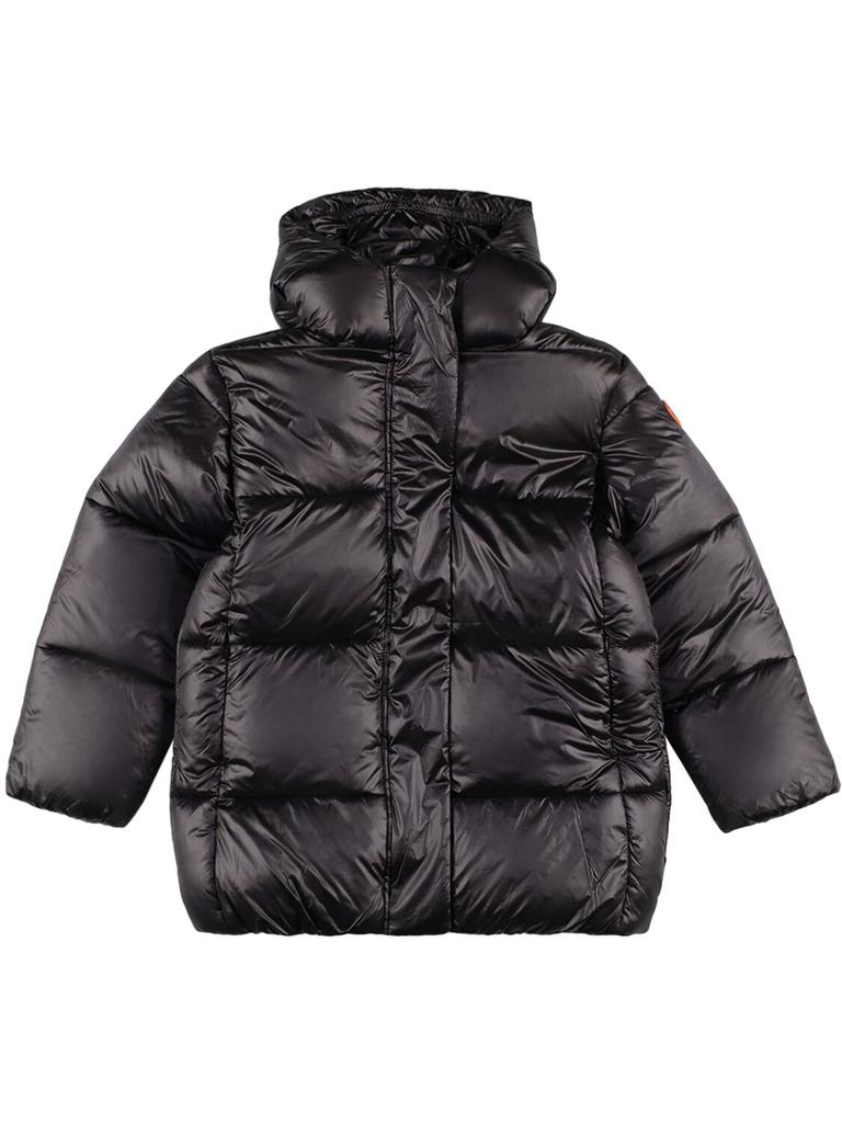 SAVE THE DUCK Hooded Nylon Puffer Jacket