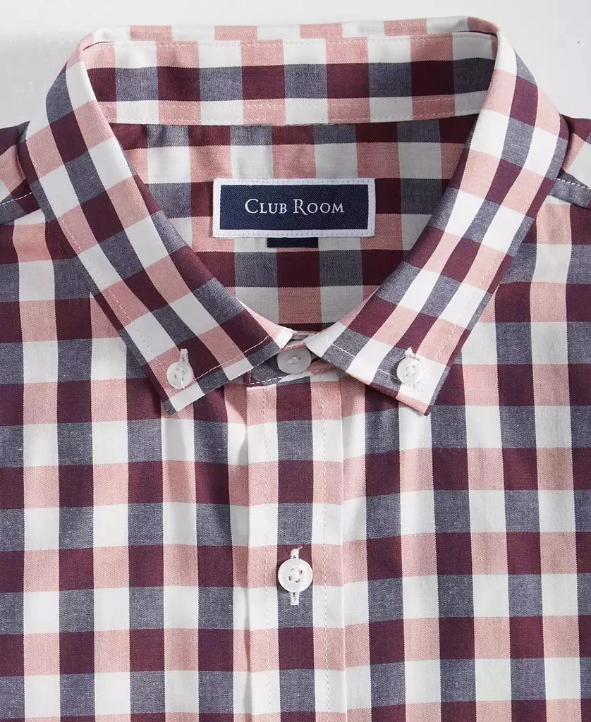 Club Room Men's Gin Regular-Fit Plaid Button-Down Shirt, Created for Macy's 4