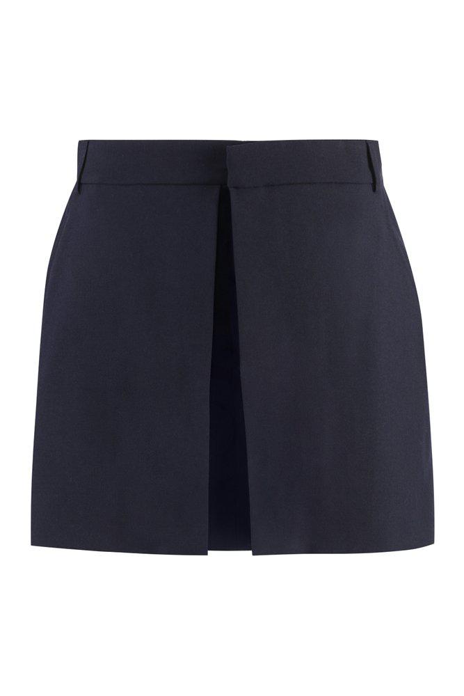 AMI AMI Paris Concealed-Fastened Mini Skirt
