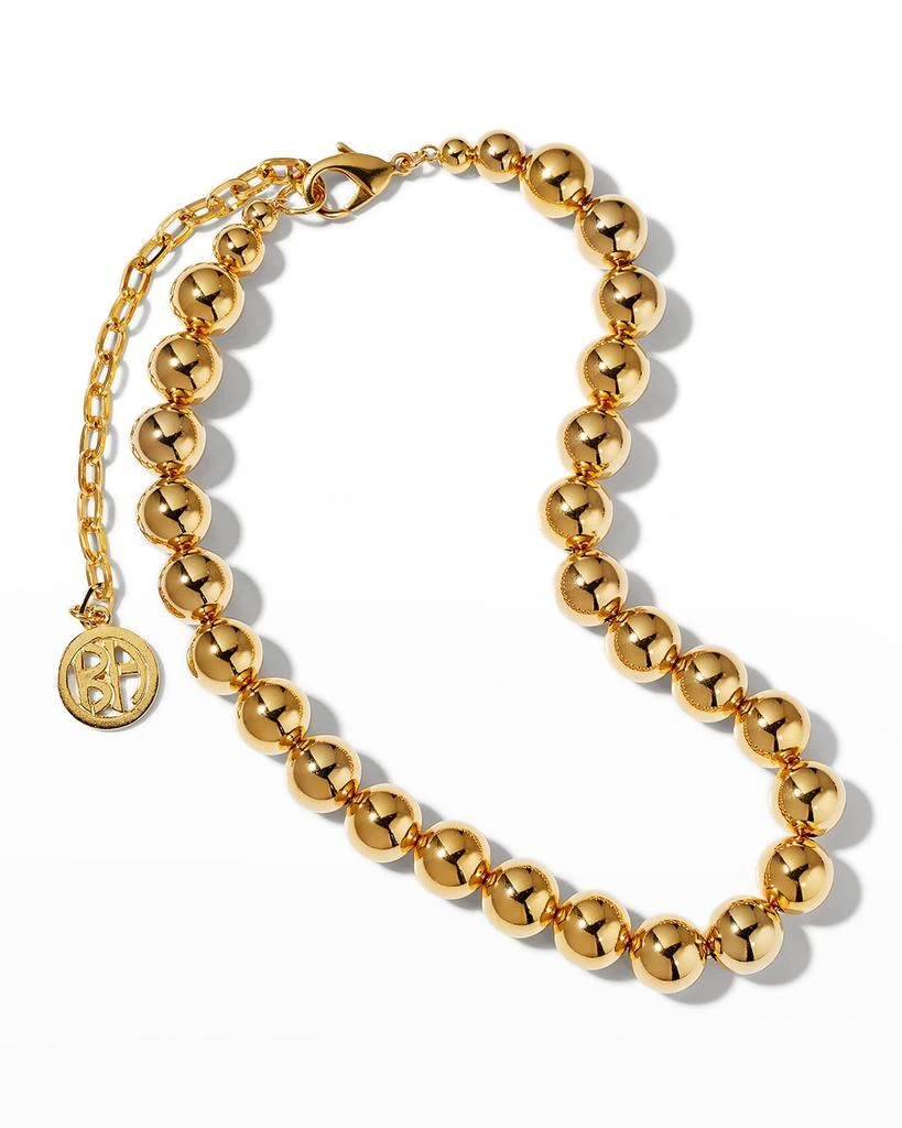 BEN-AMUN Gold-Pearl Bead Necklace 3