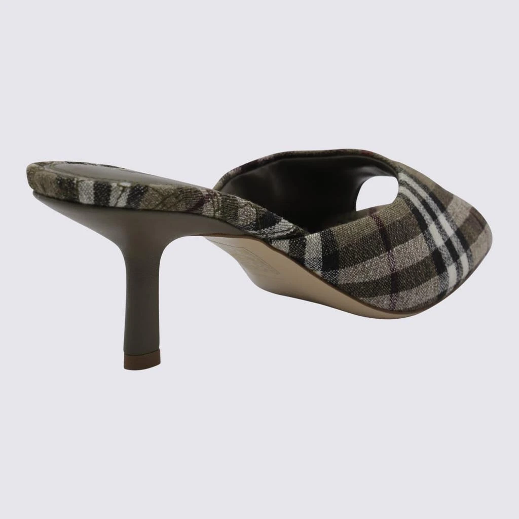 Burberry Brown Canvas Mules 2