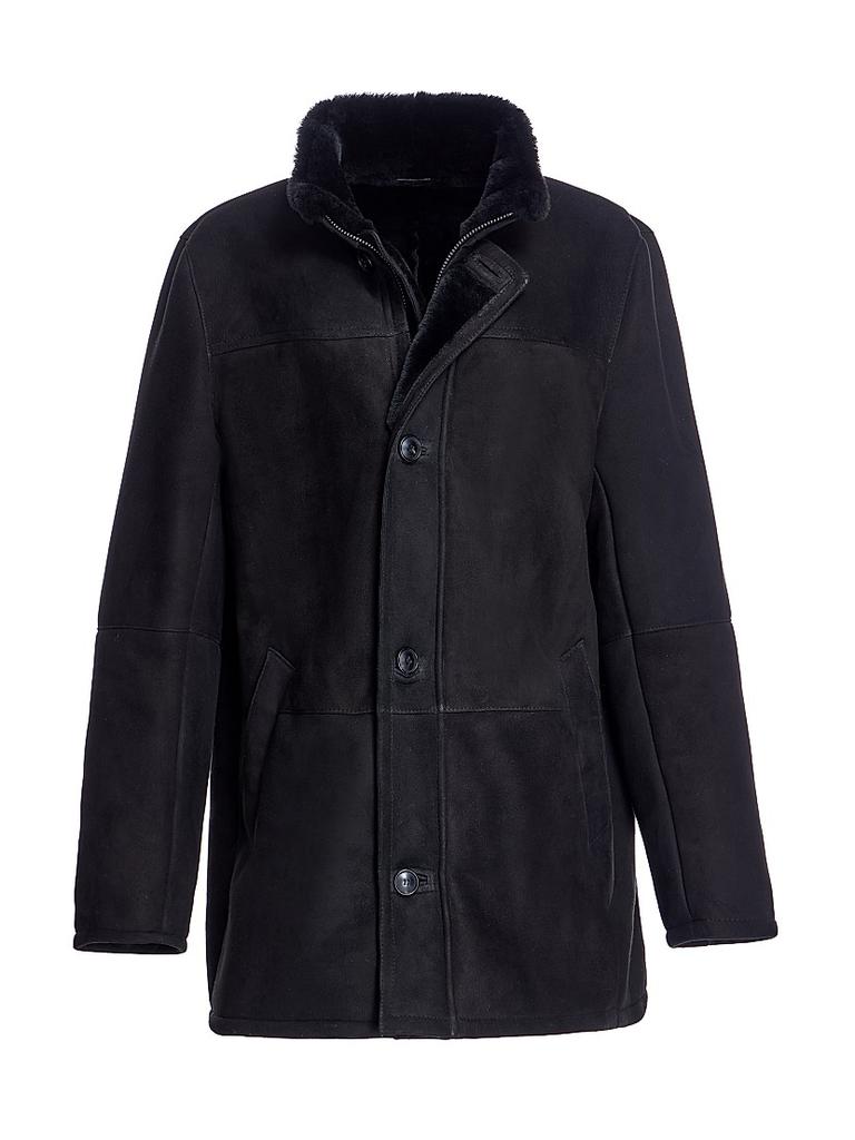 Maximilian Men's Leather Bomber Jacket - Jackets - Free