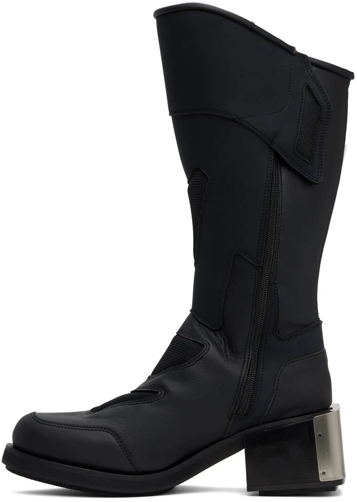 GmbH Black Baris Knee High Moto Boots 3