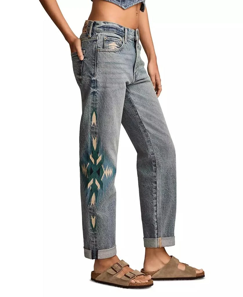 Lucky Brand Women's Gold Rush Legend Mid-Rise Boy Jeans 2