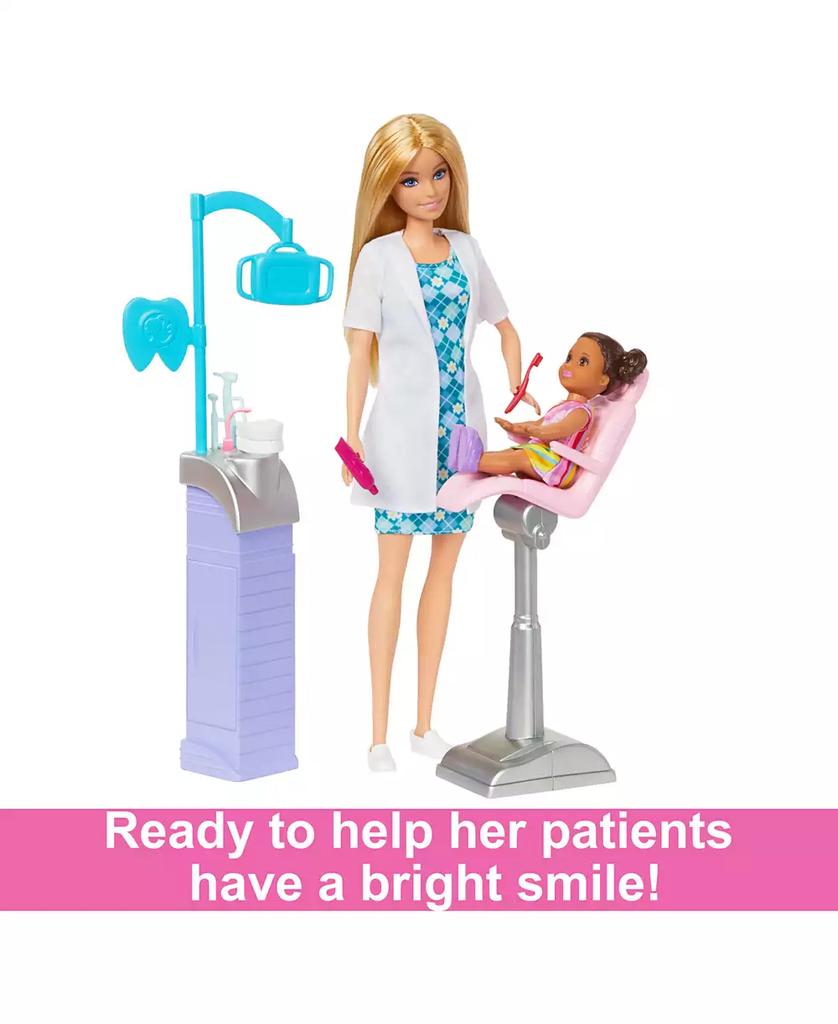 Barbie Careers Dentist Doll and Playset With Accessories, Barbie Toys