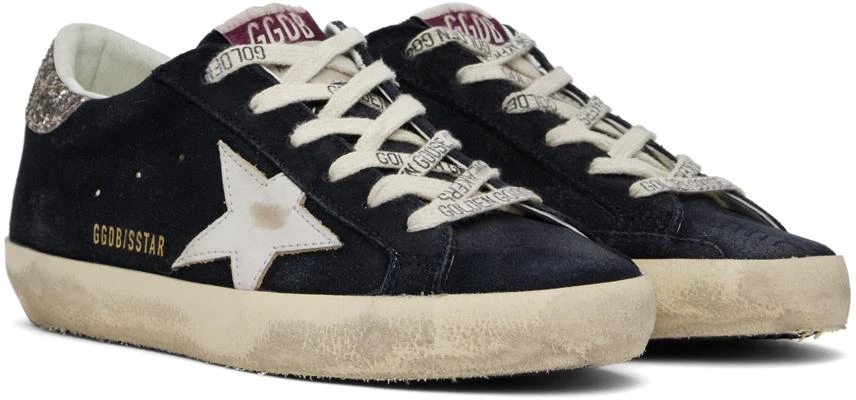 Golden Goose Navy Super-Star Sneakers 4