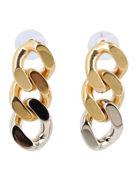 SAINT LAURENT GOLD TONE SAINT LAURENT CURB CHAIN EARRINGS. 1