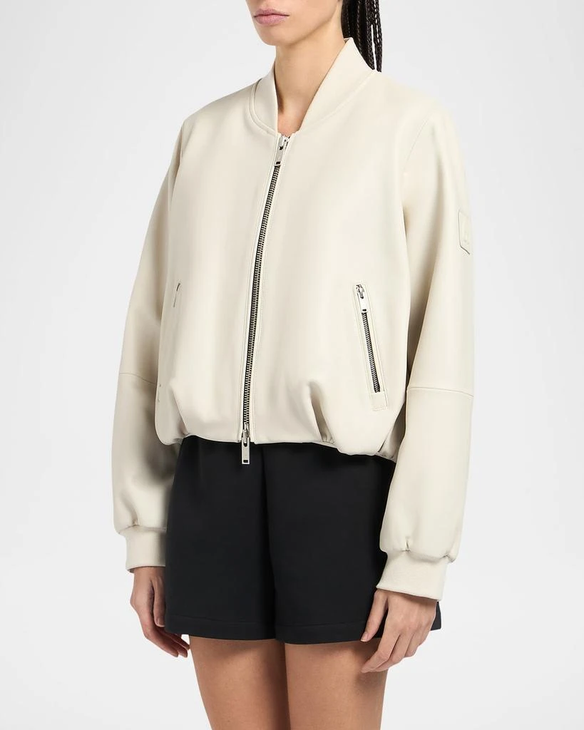 Moose Knuckles Cardin Leather Bomber Jacket 4