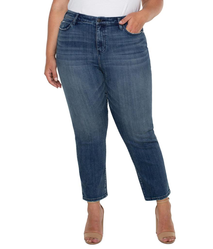Liverpool Plus Size High-Rise Non-Skinny Skinny