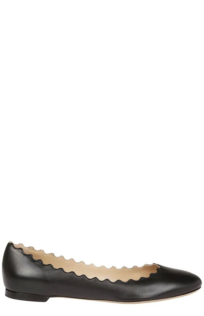 Chloé Chloé Scallop-Edge Ballerina Flats 1