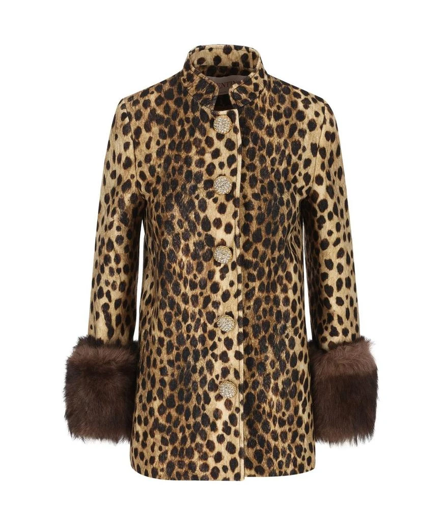 Valentino Valentino Jaguar Spots Leopard Printed Coat 1