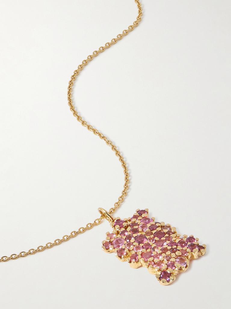 PACHAREE Floret Birthstone 镀金项链