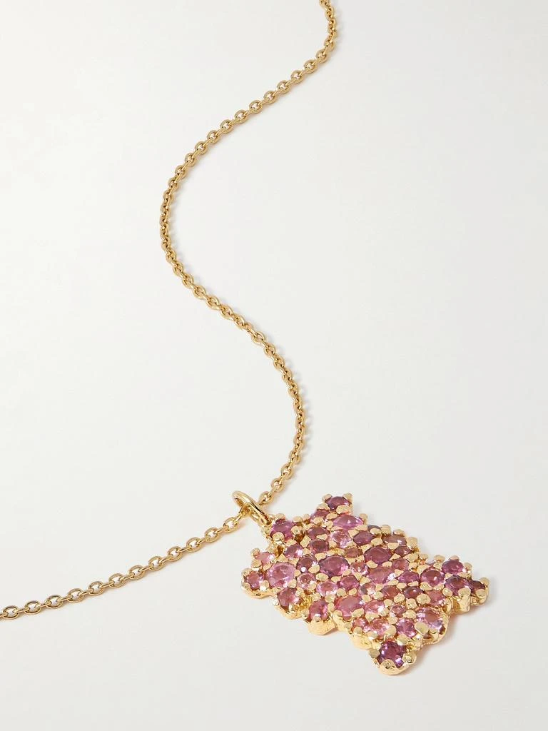 PACHAREE Floret Birthstone 镀金项链 1