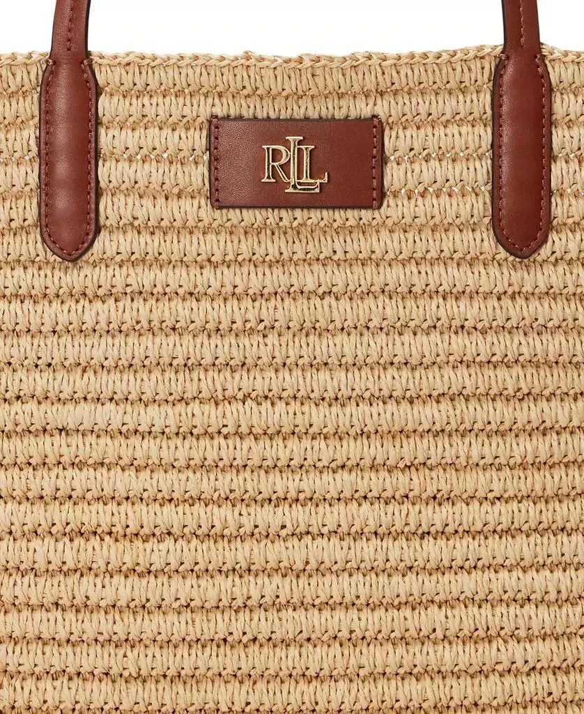 Ralph Lauren Straw Brie Tote Bag 6