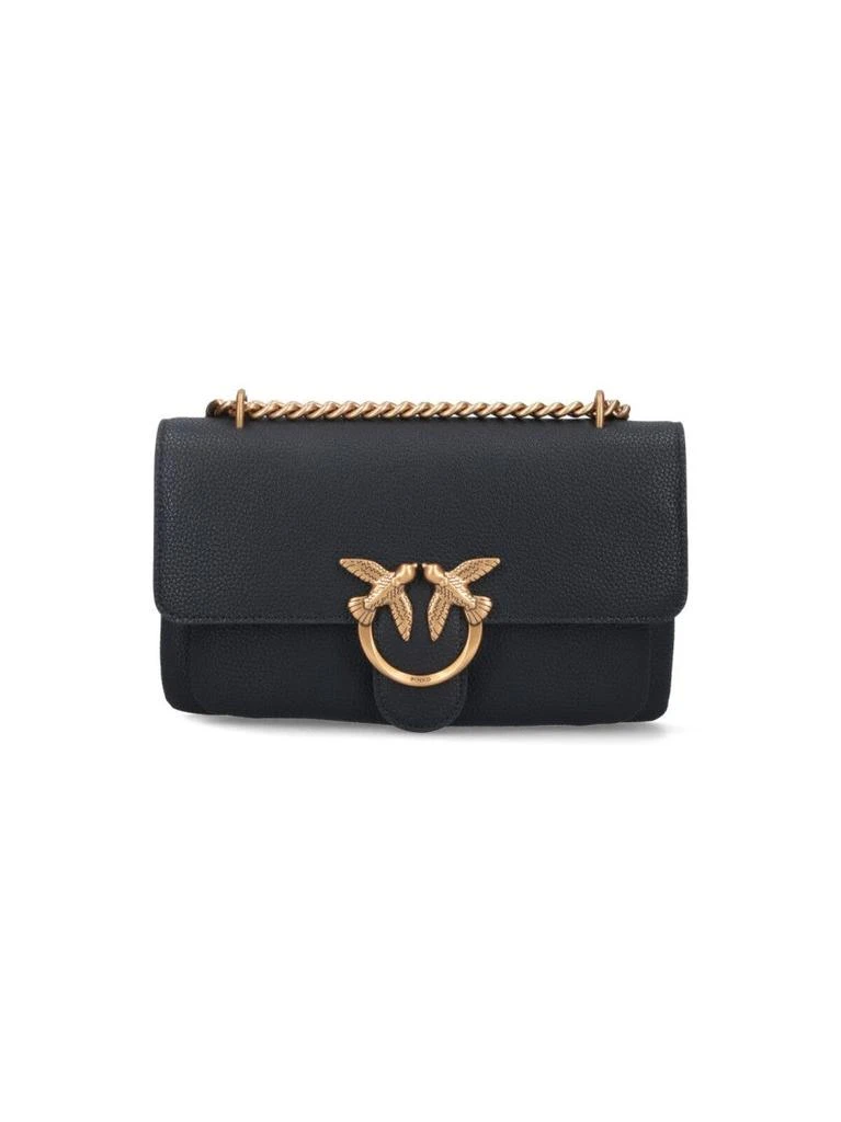 PINKO Love One Soft' Mini Bag – Black 1