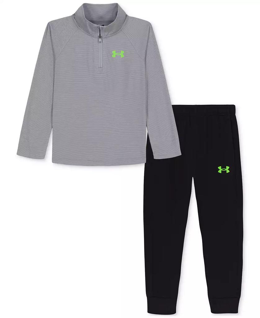 Under Armour Toddler 
Little Boys 2-Pc. Rye Bread Speed Tech 1/4-Zip Sweatshirt 
Joggers Set