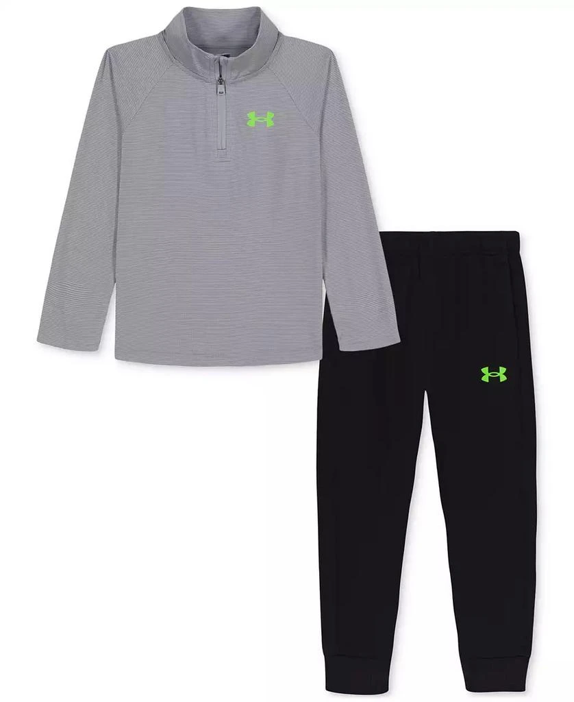 Under Armour Toddler 
Little Boys 2-Pc. Rye Bread Speed Tech 1/4-Zip Sweatshirt 
Joggers Set 1