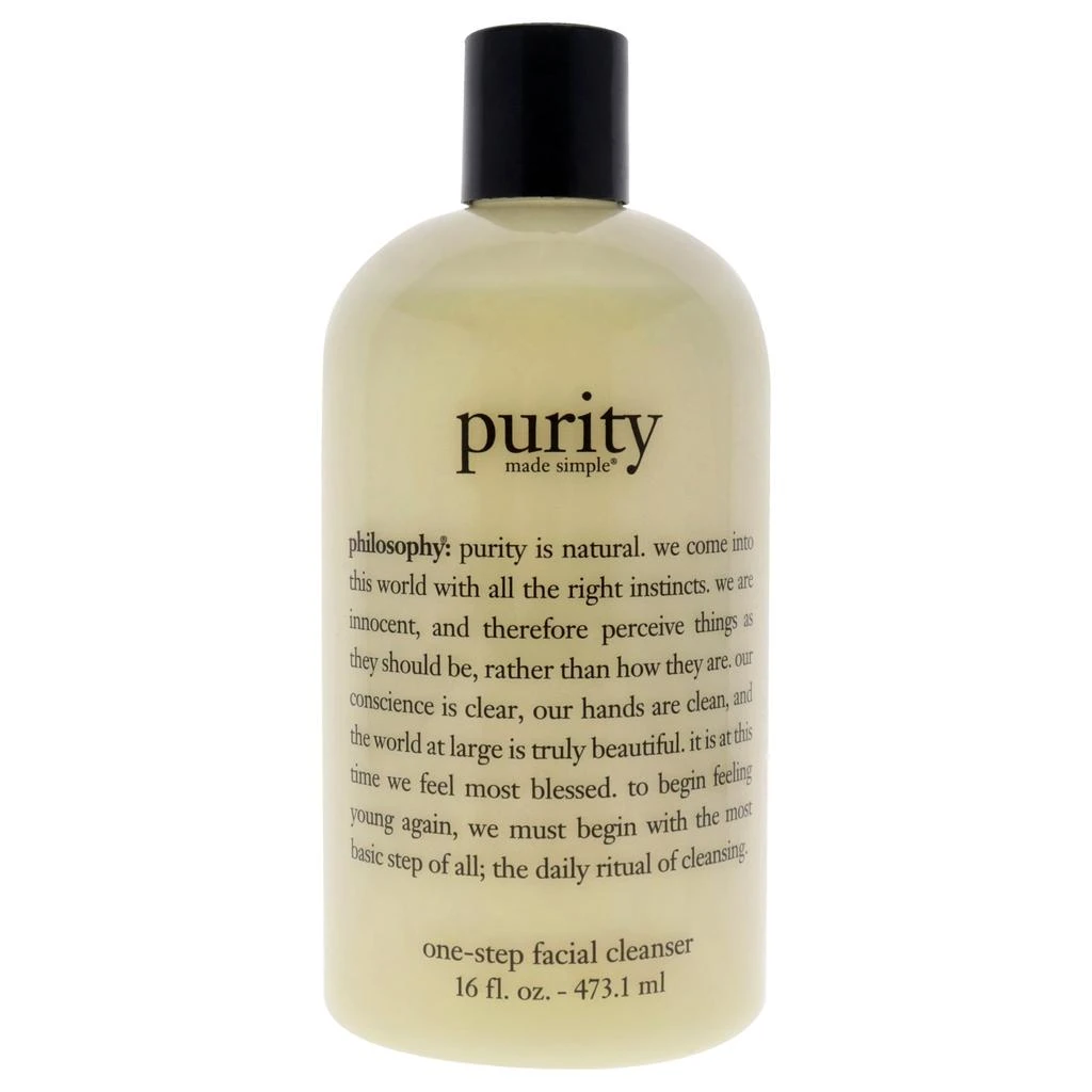 Philosophy Purity Made Simple One Step Facial Cleanser by Philosophy for Unisex - 16 oz Cleanser 1