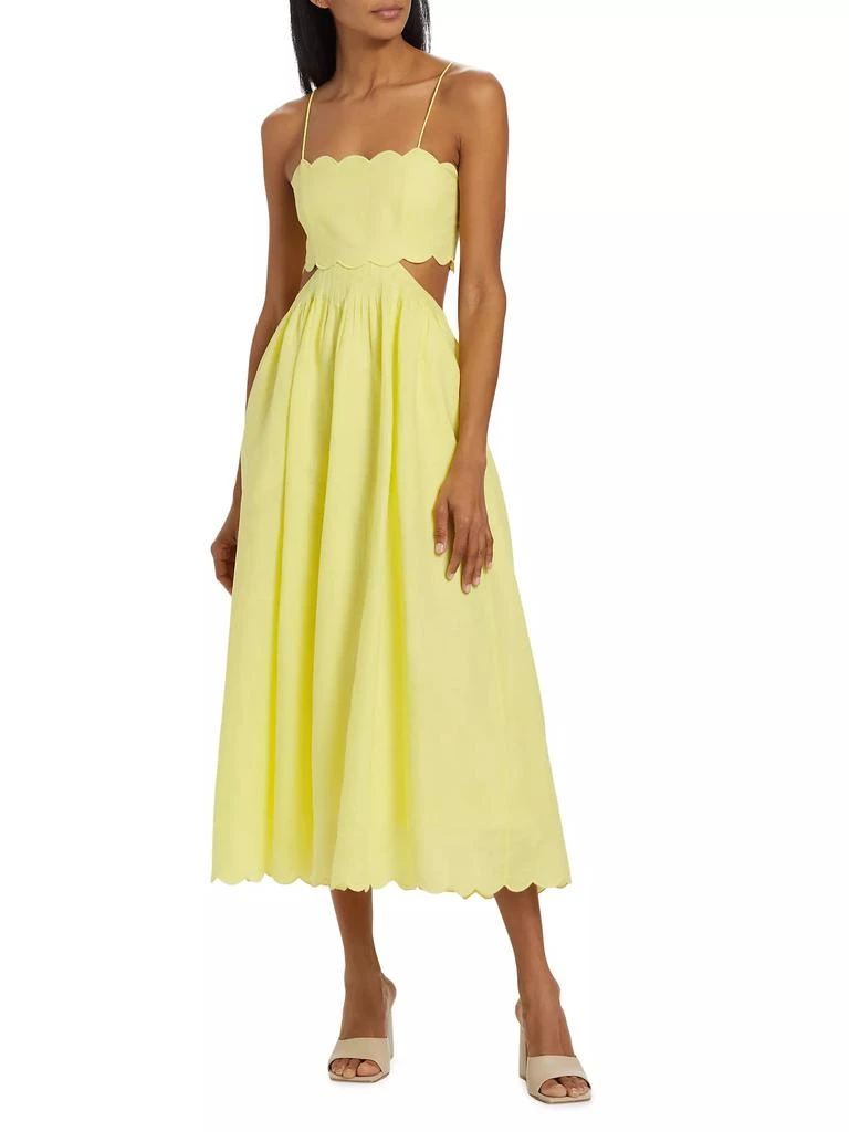 Zimmermann Halliday Scallop Midi-Dress 3