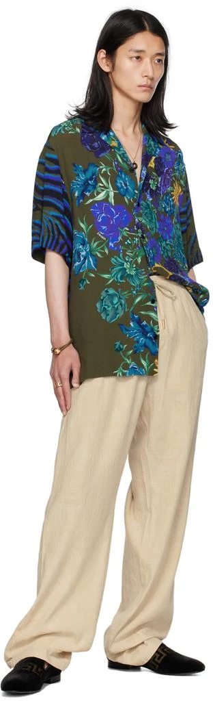 Versace Off-White Barocco Lounge Pants 4
