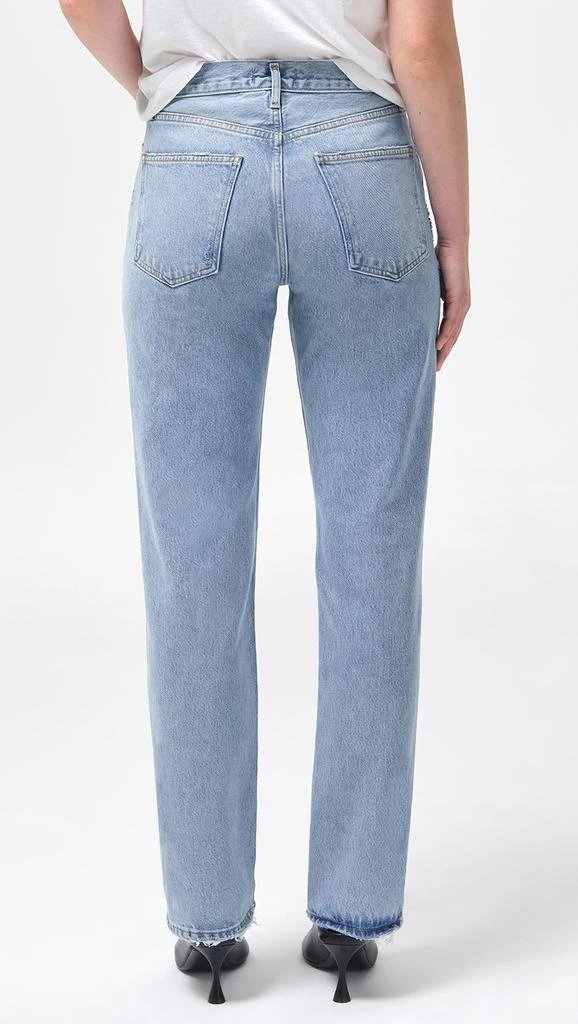 AGOLDE Lana Mid Rise Straight Jeans 7