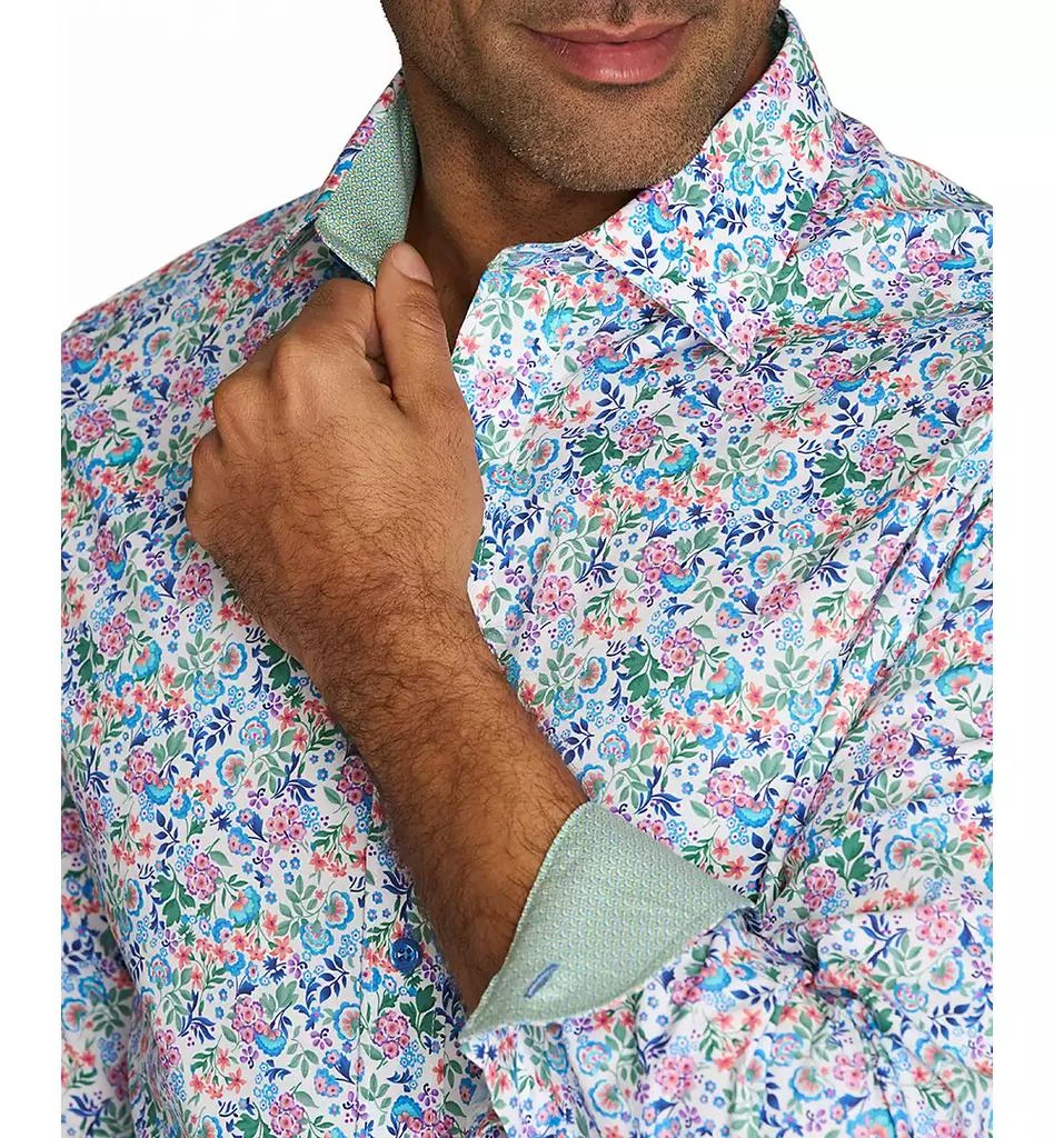 Nick Graham Men's Botanical Floral Dress Shirt 5
