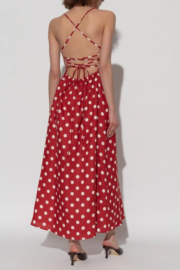 Posse POSSE Classic Polka Dot Maxi Dress 4