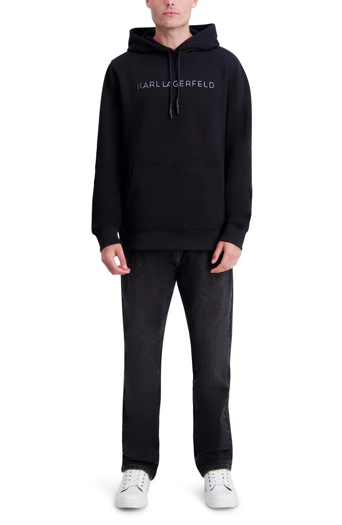 Karl Lagerfeld Paris EMBOSSED LOGO HOODIE 5