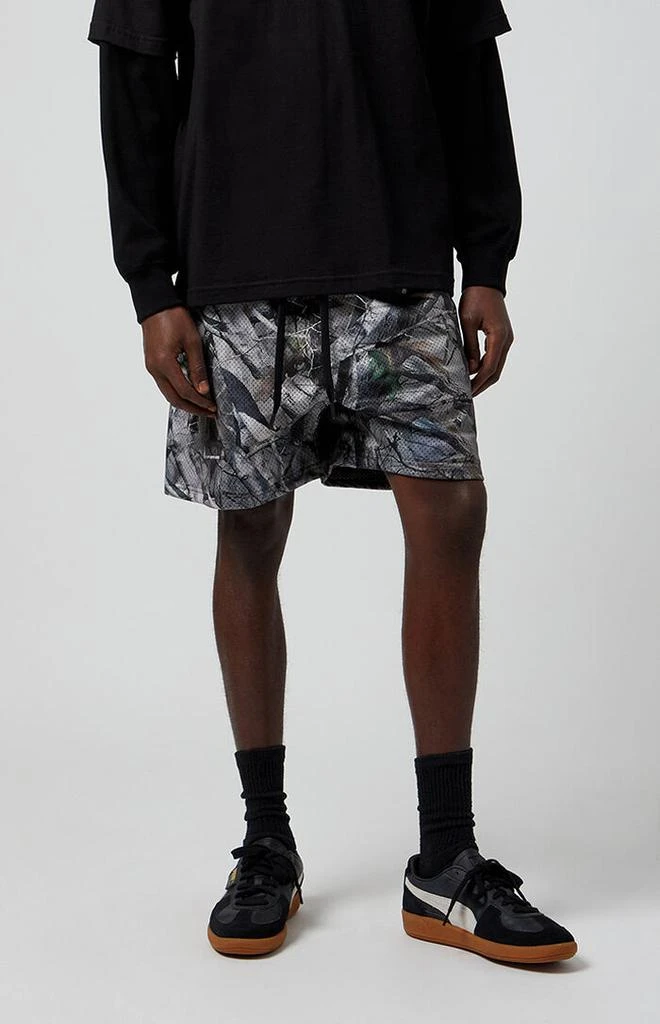 PacSun Camo Tree Mesh Shorts 3