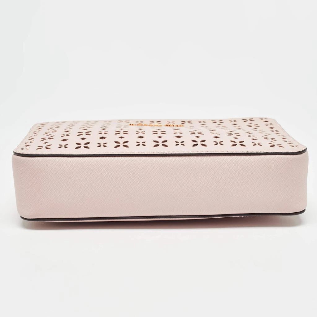 Michael Kors Michael Kors Light Pink Leather Lasercut East West Crossbody Bag 7