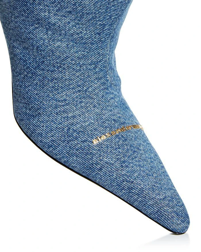 Alexander Wang Women's Viola Denim Slouch Boots 5