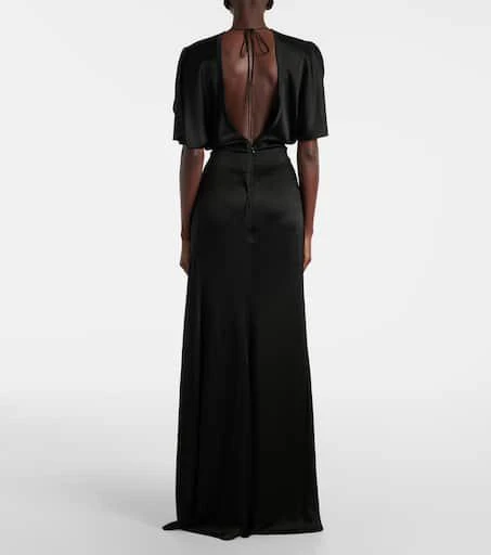 afrm moni maxi dress Nettie Long Sleeve Mesh Maxi Dress
