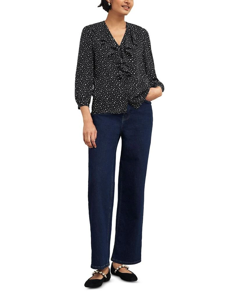 HOBBS LONDON May Ruffle Front Blouse 2