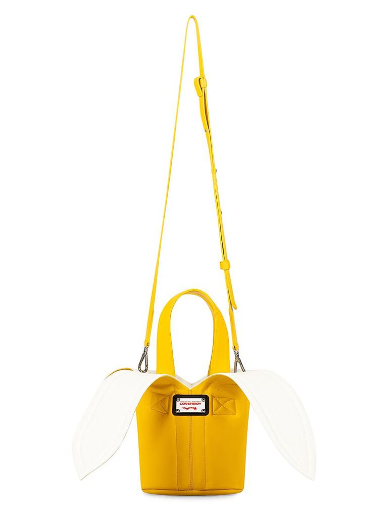 Charles Jeffrey Loverboy Banana Leather Bucket Bag