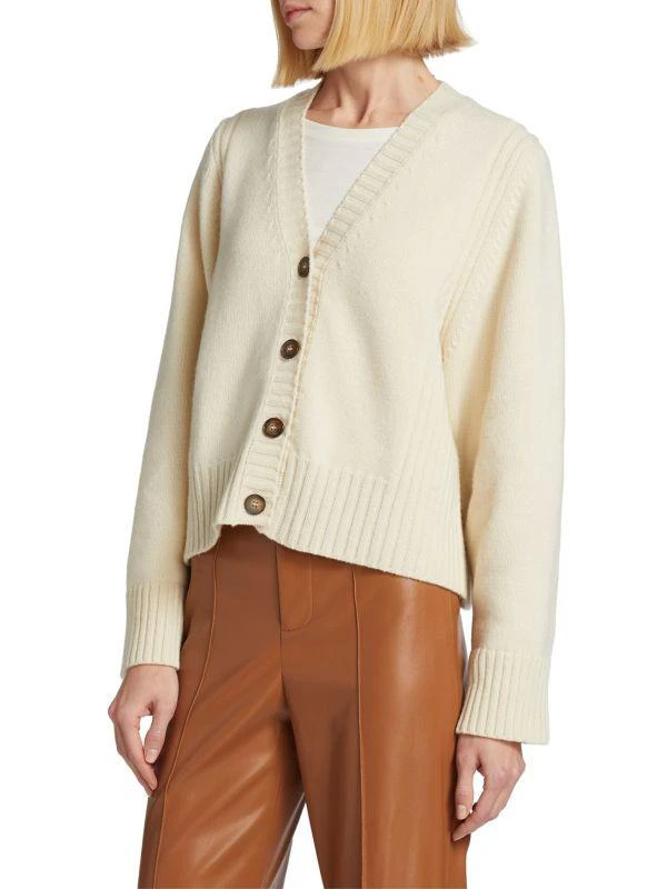 Saks Fifth Avenue COLLECTION Merino Wool Cardigan 3