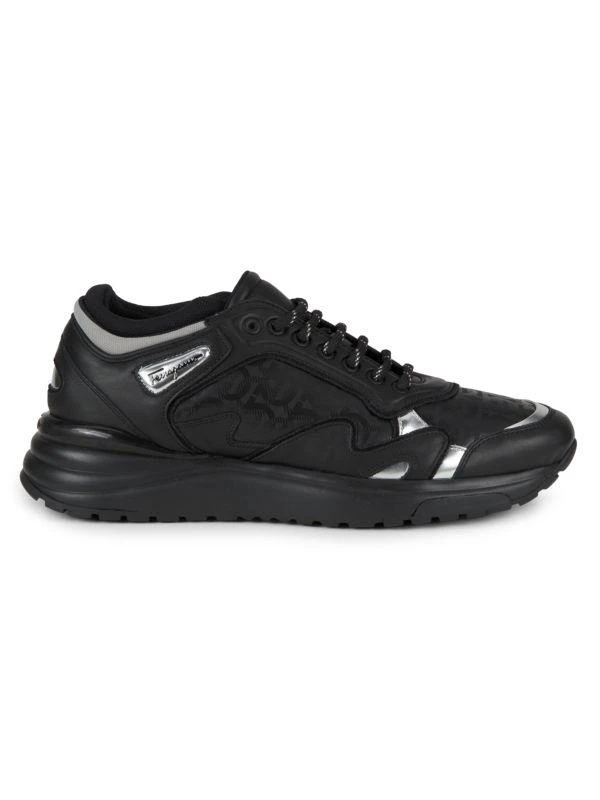 Salvatore Ferragamo Gancini Leather Sneakers 1