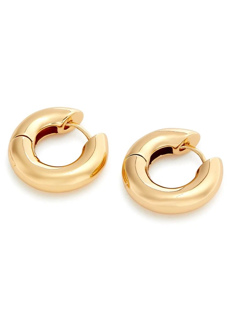 Anni Lu The Big O 24kt gold-plated hoop earrings 3