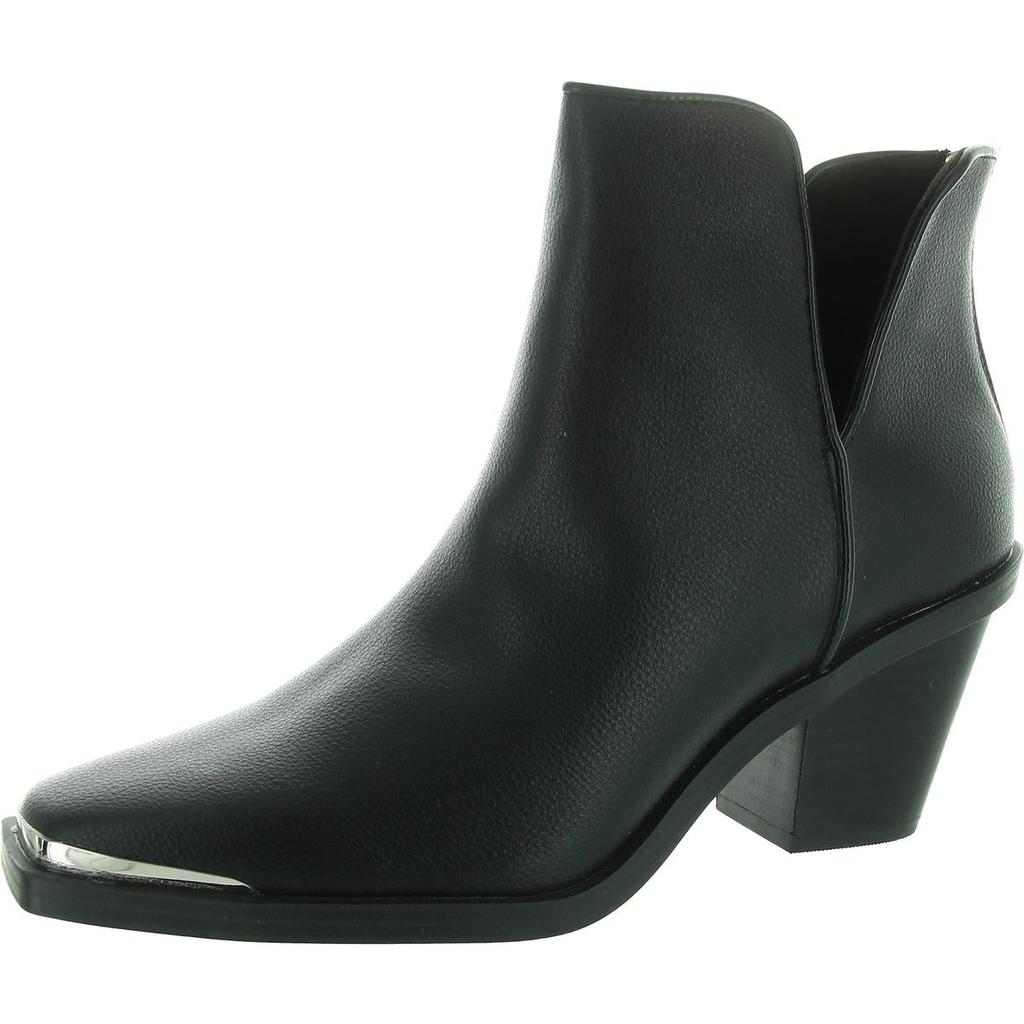 Yellow Box VALESKA Womens Laceless Faux Leather Ankle Boots