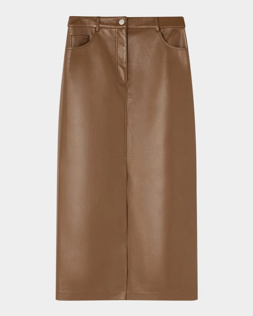 LK Bennett Hardy Faux Leather Midi Pencil Skirt 1