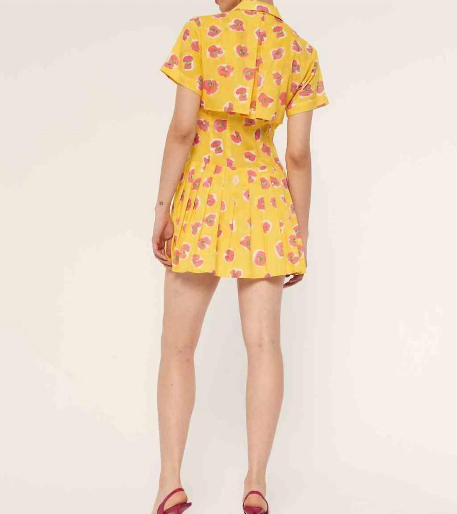 De Loreta De Loreta - Begonia Print Thalia Dress