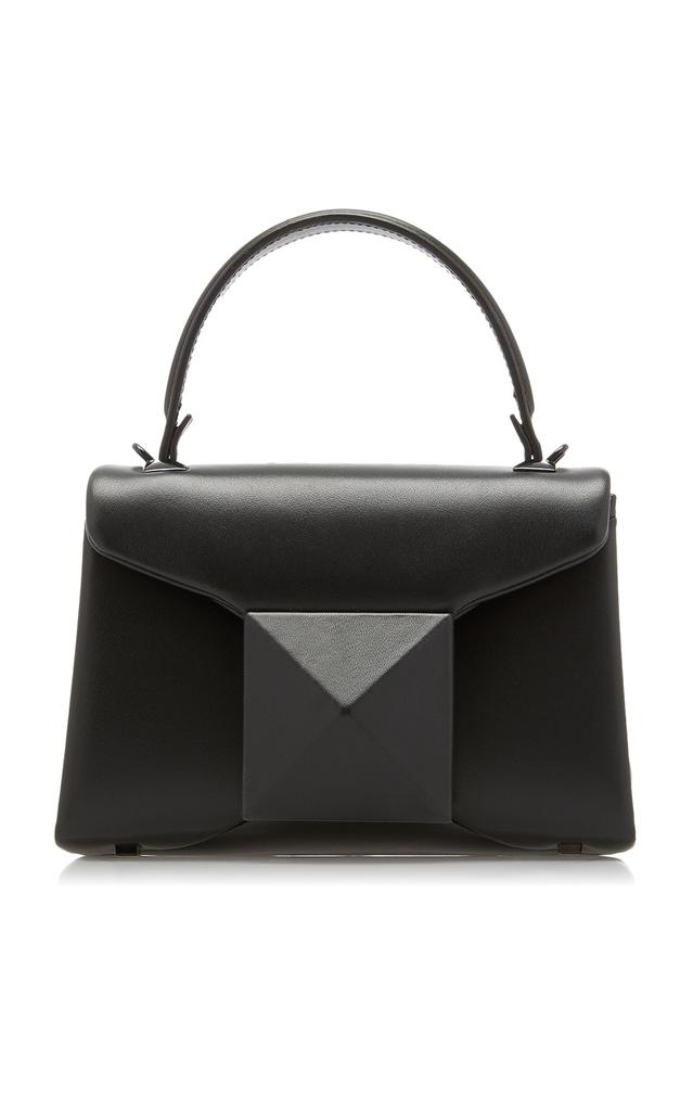 TWO-TONE RAFFIA MEDIUM ROCKSTUD SPIKE HANDBAG – On Sale Now