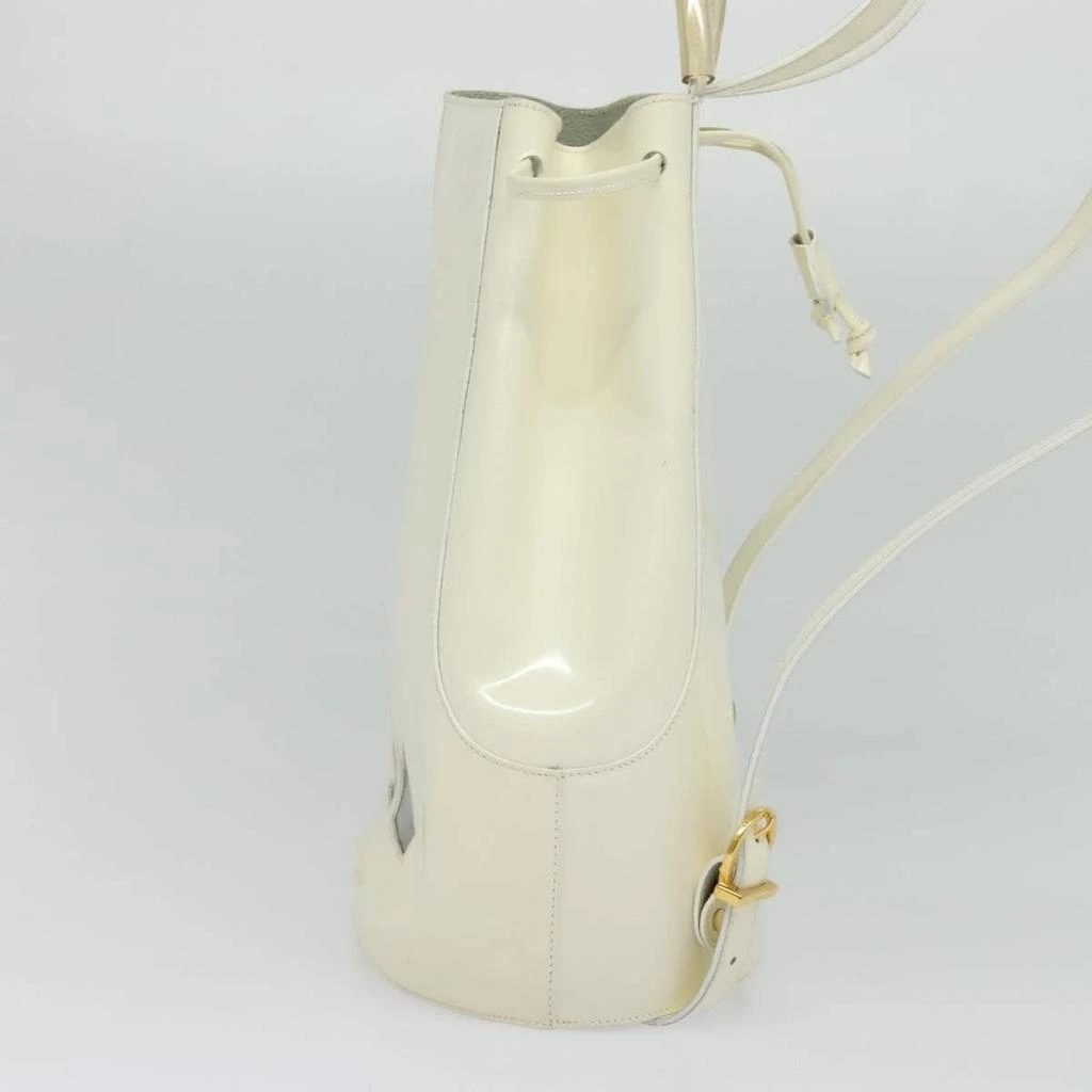Salvatore Ferragamo Vintage Gancini Backpack Patent Leather Patent_Leather Backpack Bag (Pre-Owned) 3