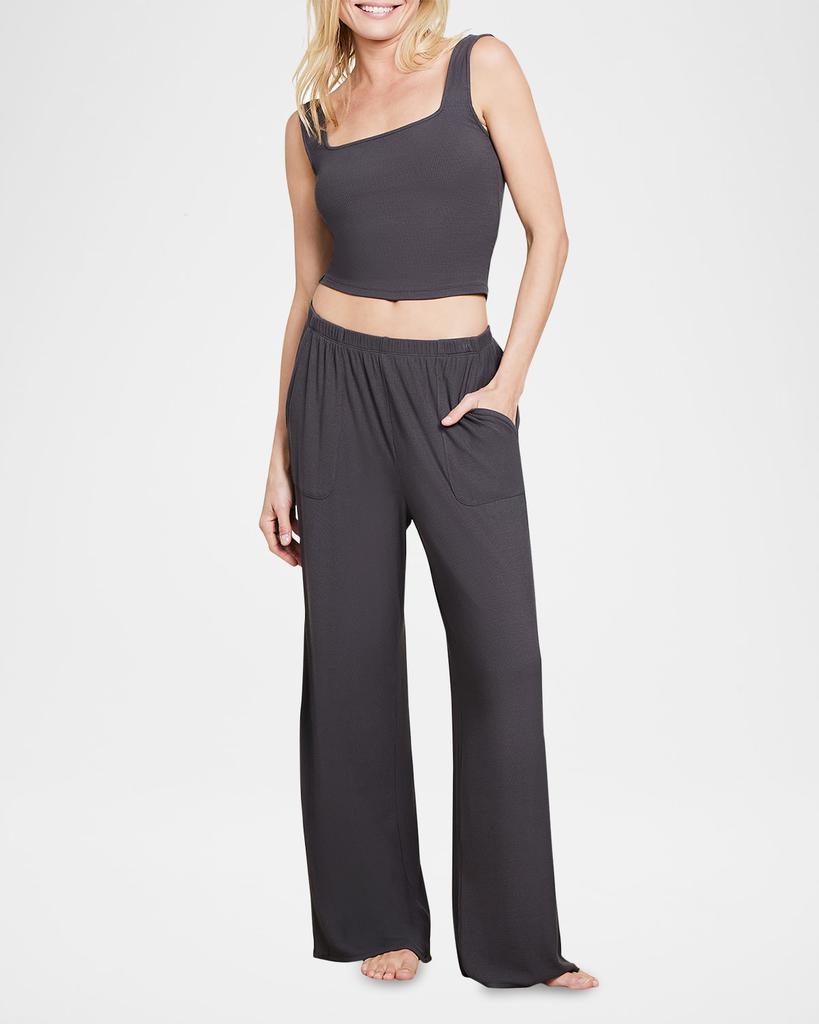 Barefoot Dreams Malibu Collection Ultra Soft Rib Pants